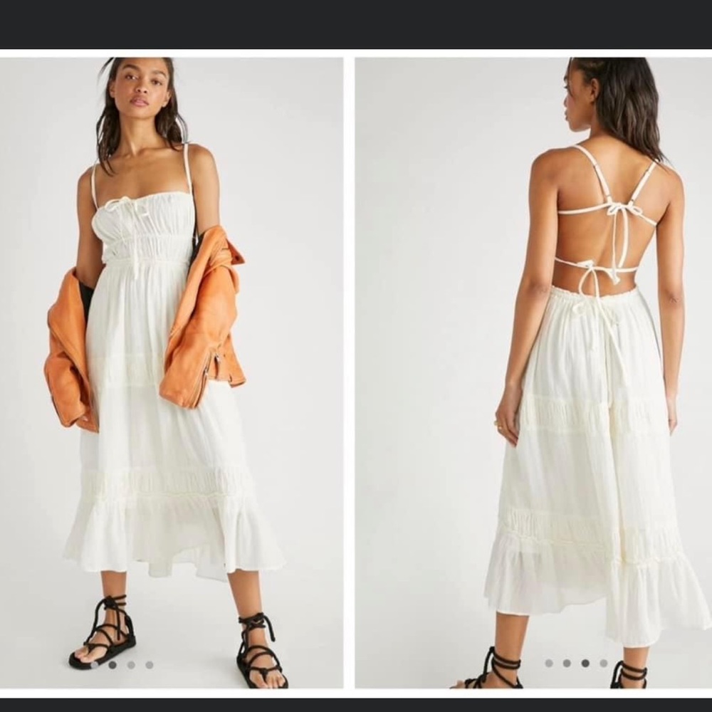NWT Free People taking sides maxi dress